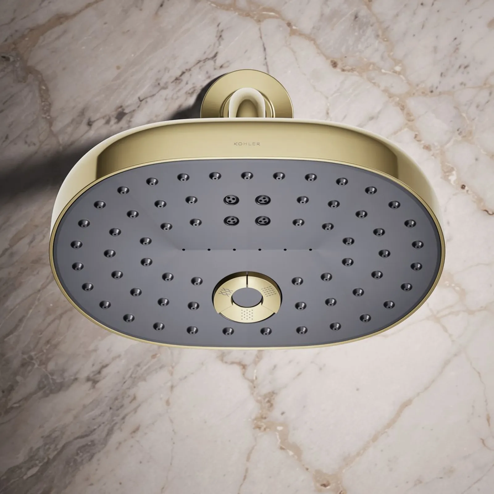 Three-function showerhead, 2.5 gpm^Kohler Best