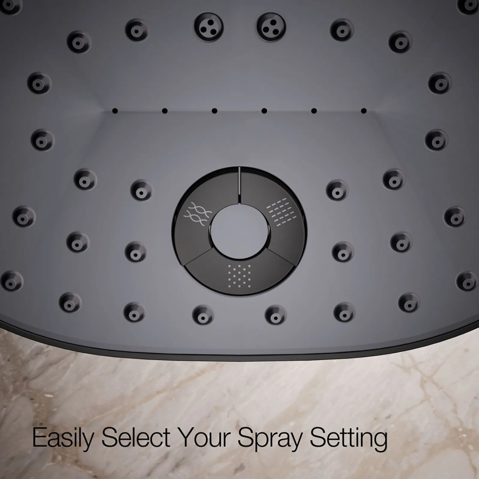 Three-function showerhead, 2.5 gpm^Kohler Best