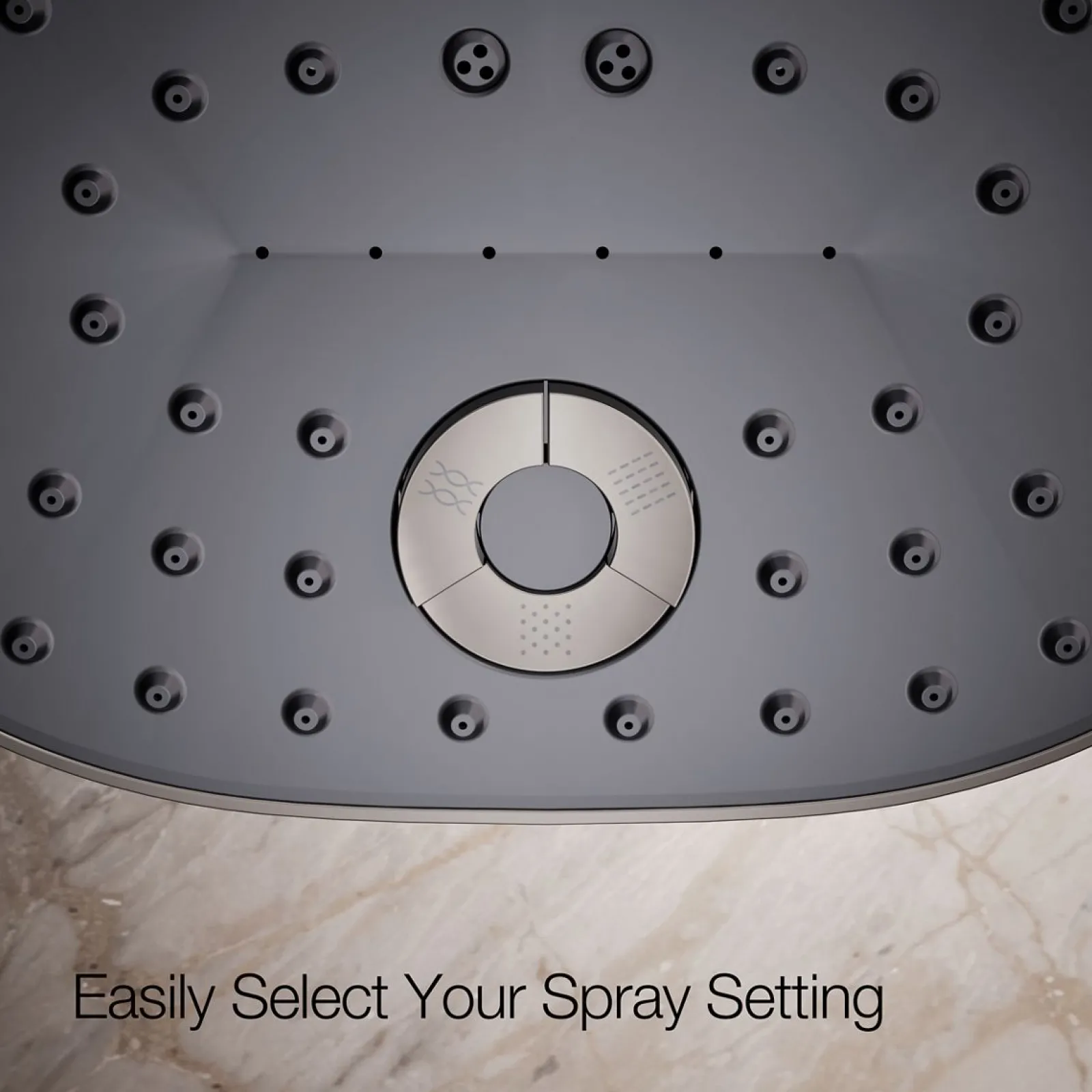 Three-function showerhead, 2.5 gpm^Kohler Best