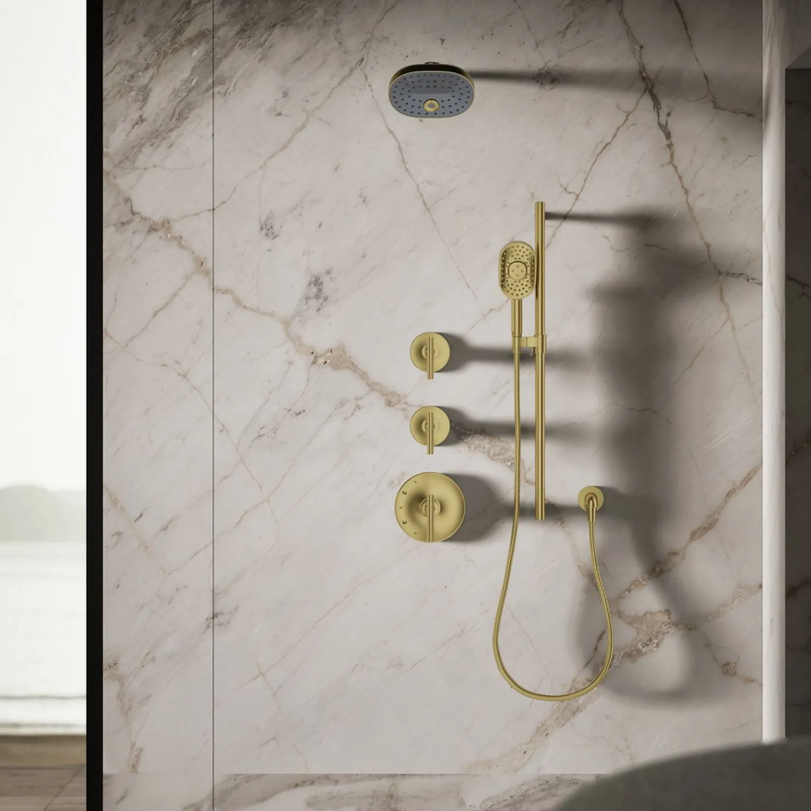 Three-function showerhead, 2.5 gpm^Kohler Best