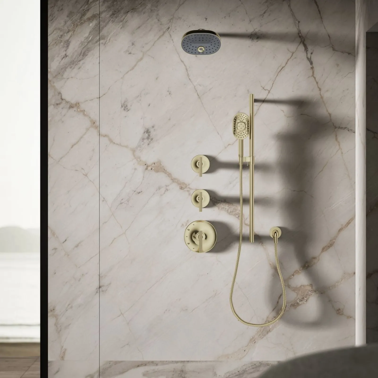 Three-function showerhead, 2.5 gpm^Kohler Best