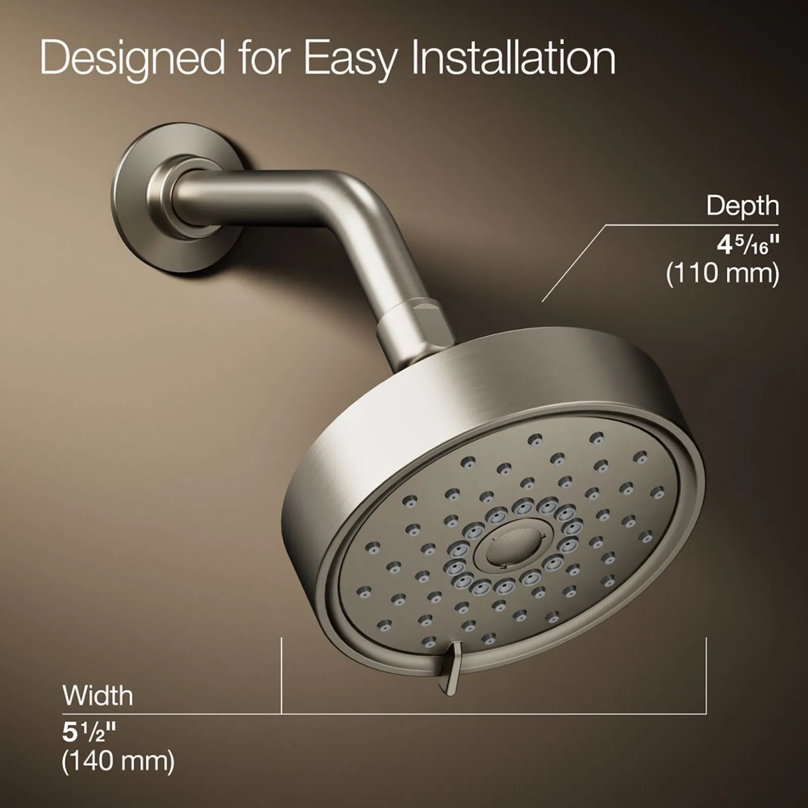 Three-function showerhead, 1.75 gpm^Kohler Outlet