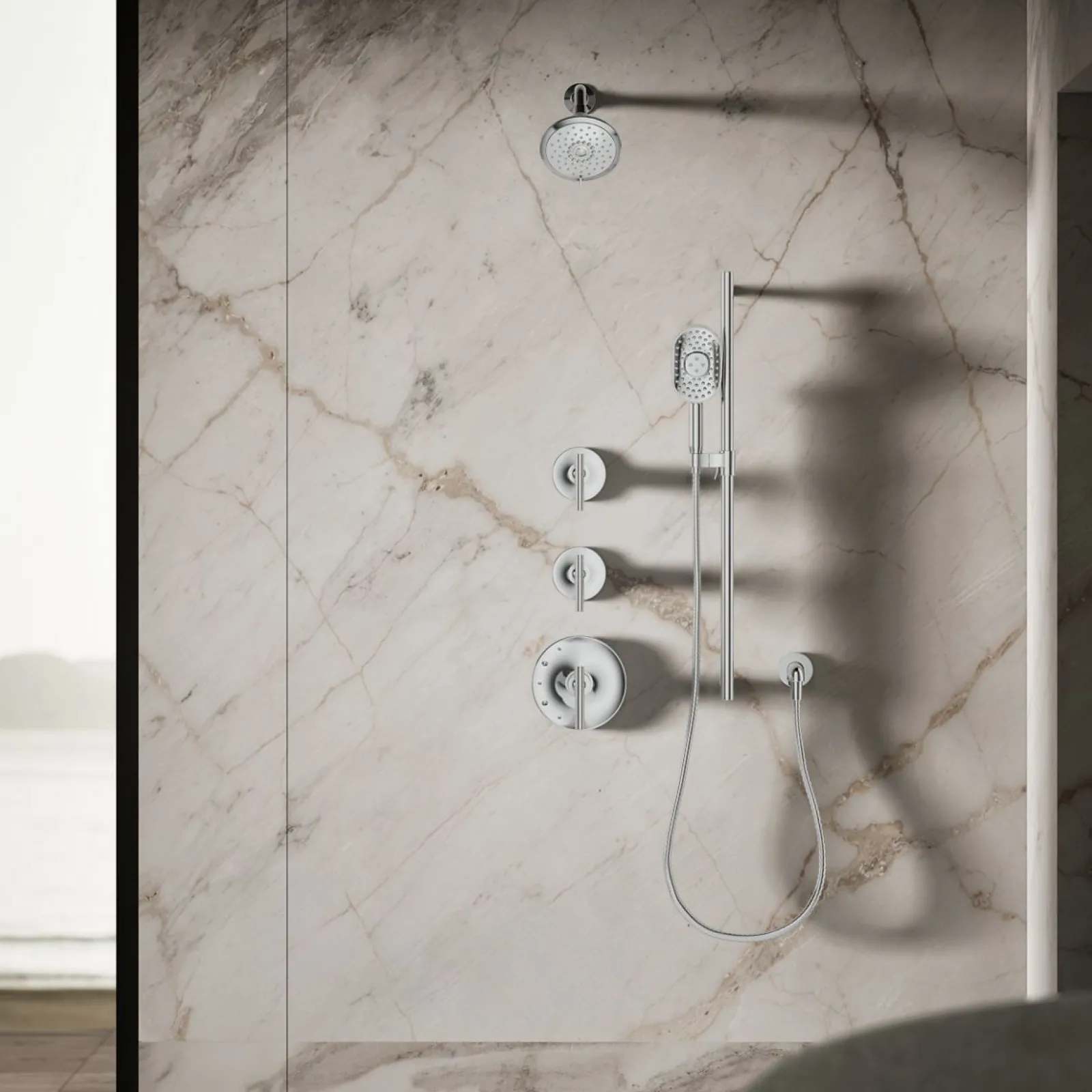 Three-function showerhead, 1.75 gpm^Kohler New