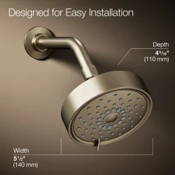 Three-function showerhead, 2.5 gpm^Kohler Discount