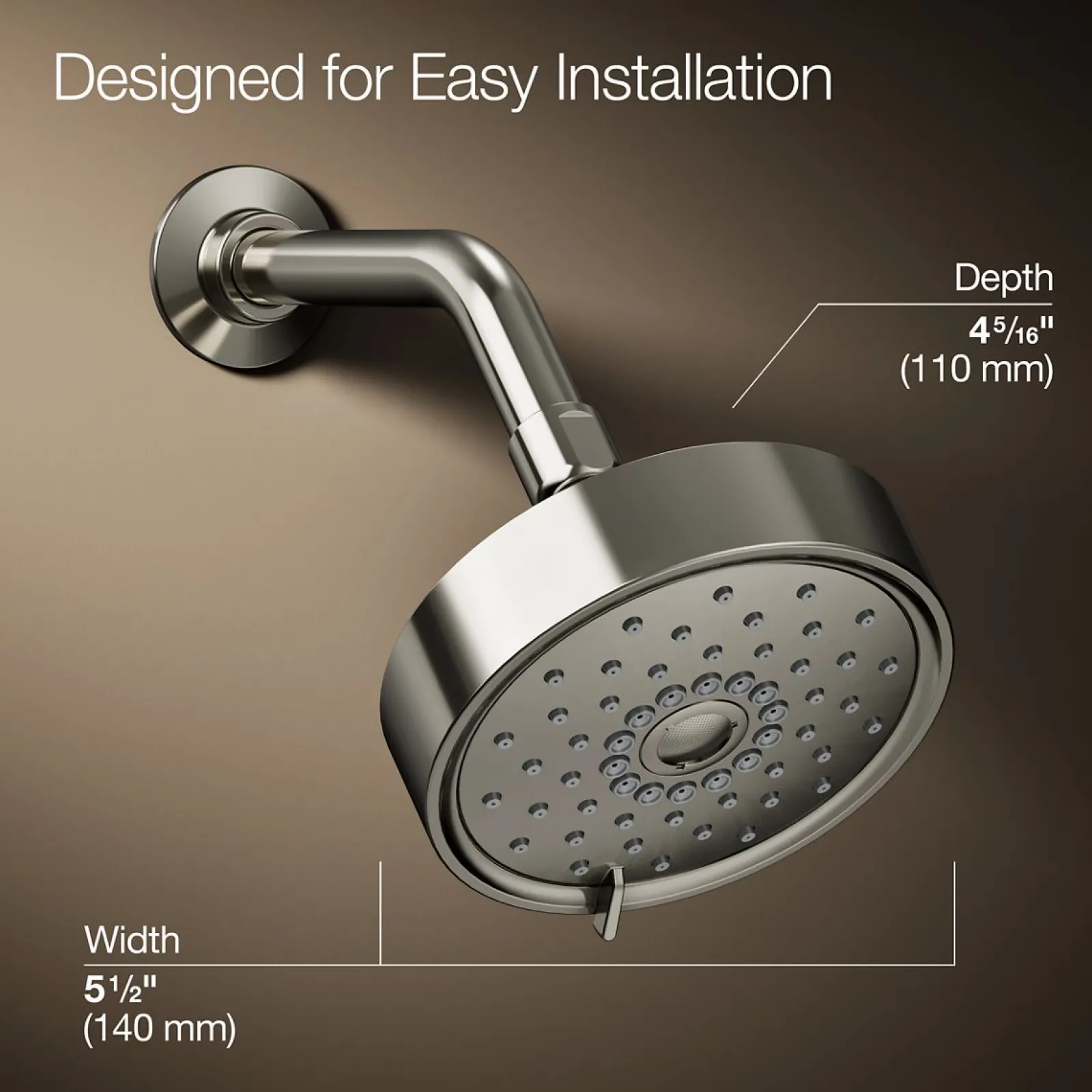 Three-function showerhead, 2.5 gpm^Kohler Discount