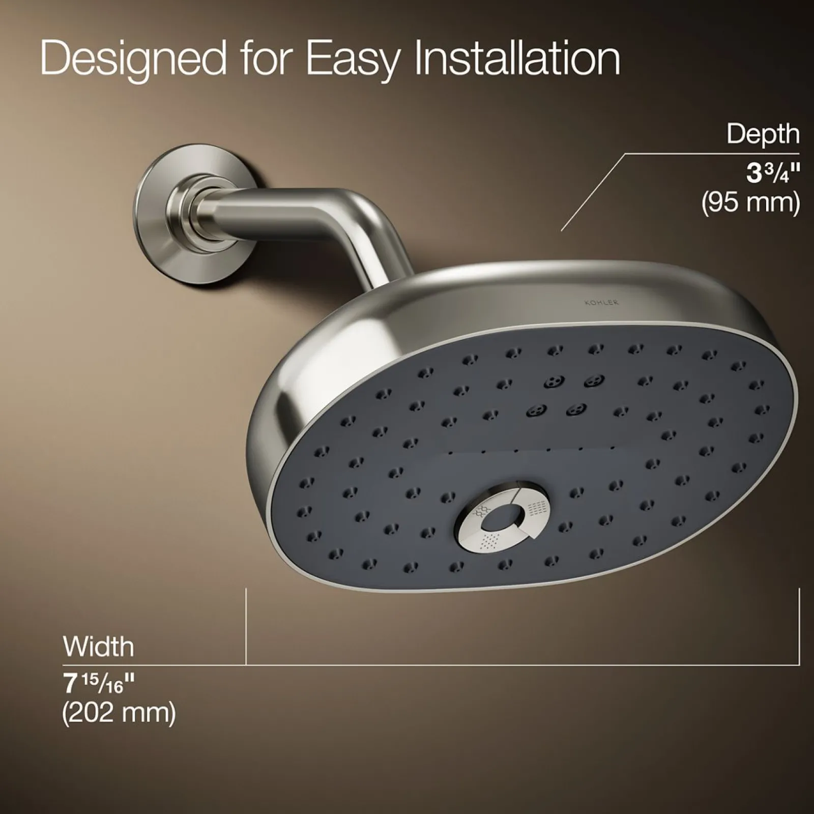 Three-function showerhead, 1.75 gpm^Kohler Online