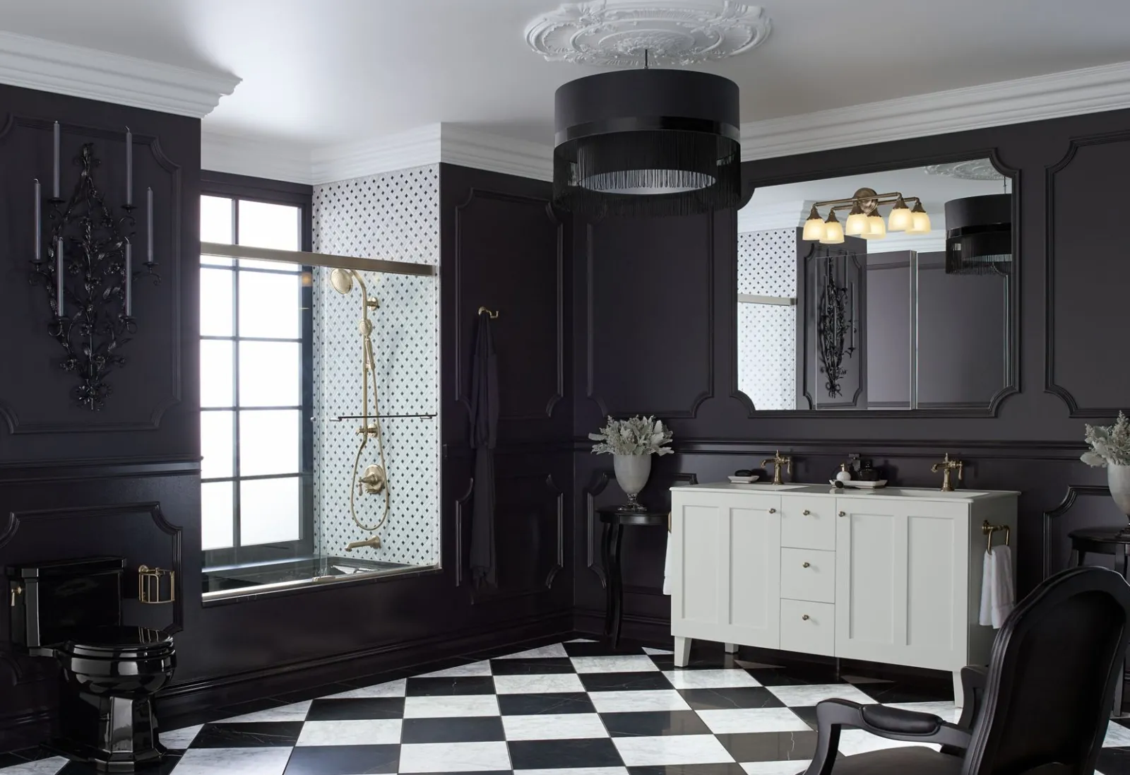 Three-light sconce^Kohler Best