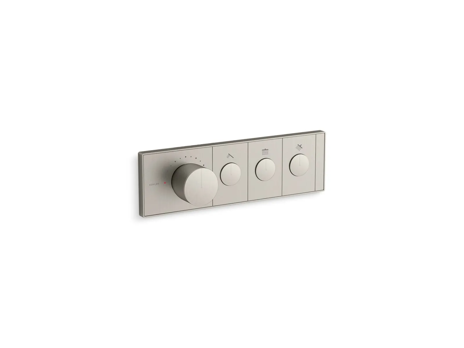 Three-outlet recessed mechanical thermostatic valve control^Kohler Online