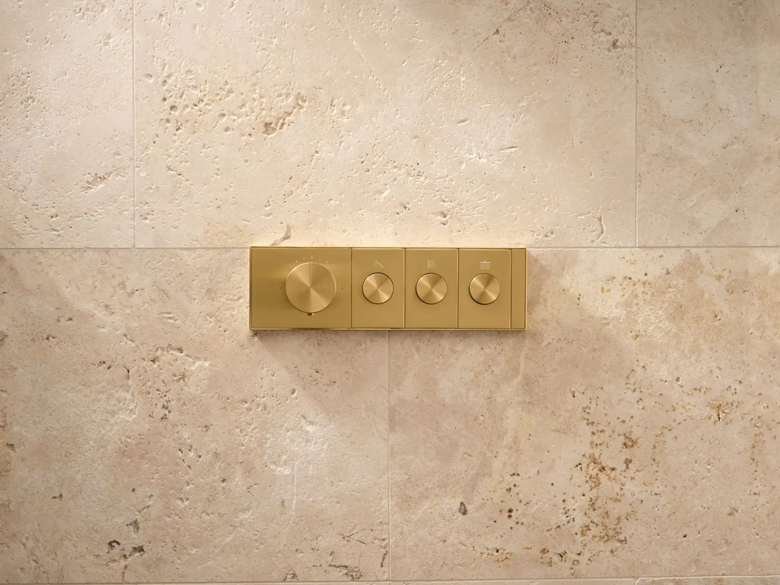 Three-outlet recessed mechanical thermostatic valve control^Kohler Online