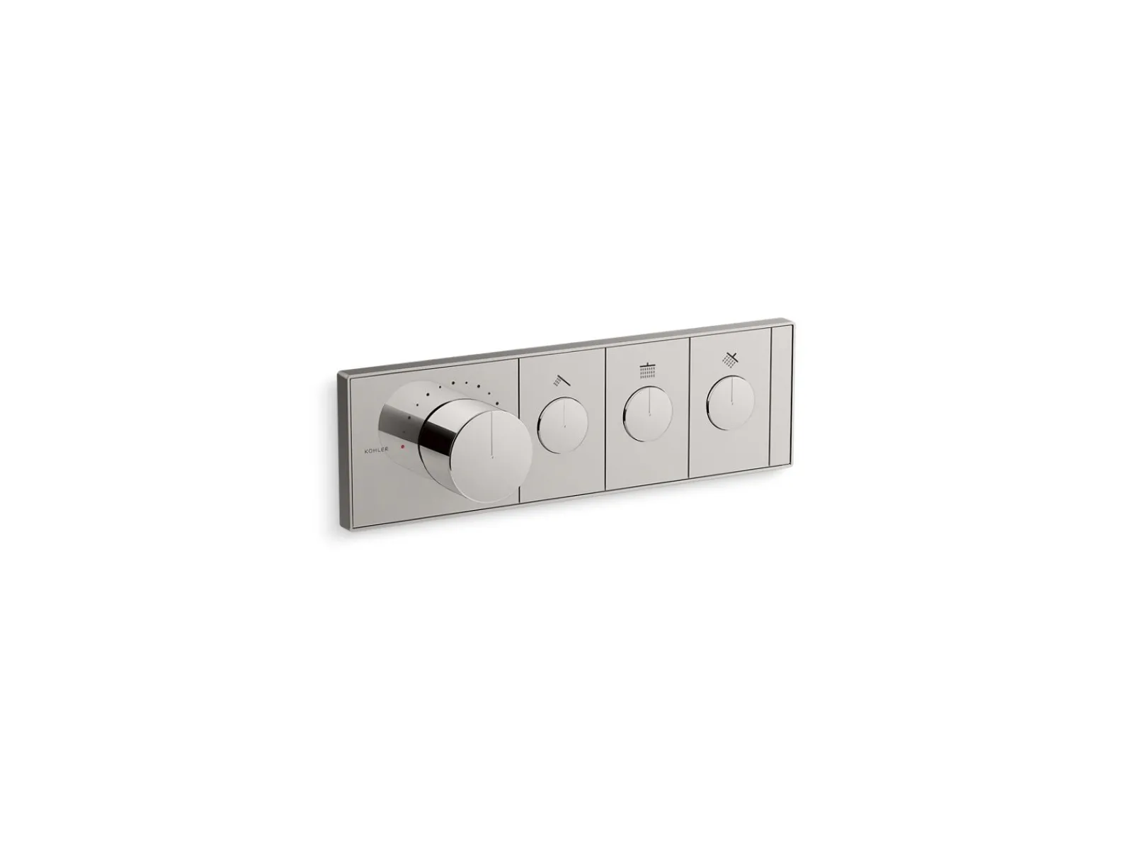 Three-outlet recessed mechanical thermostatic valve control^Kohler Online