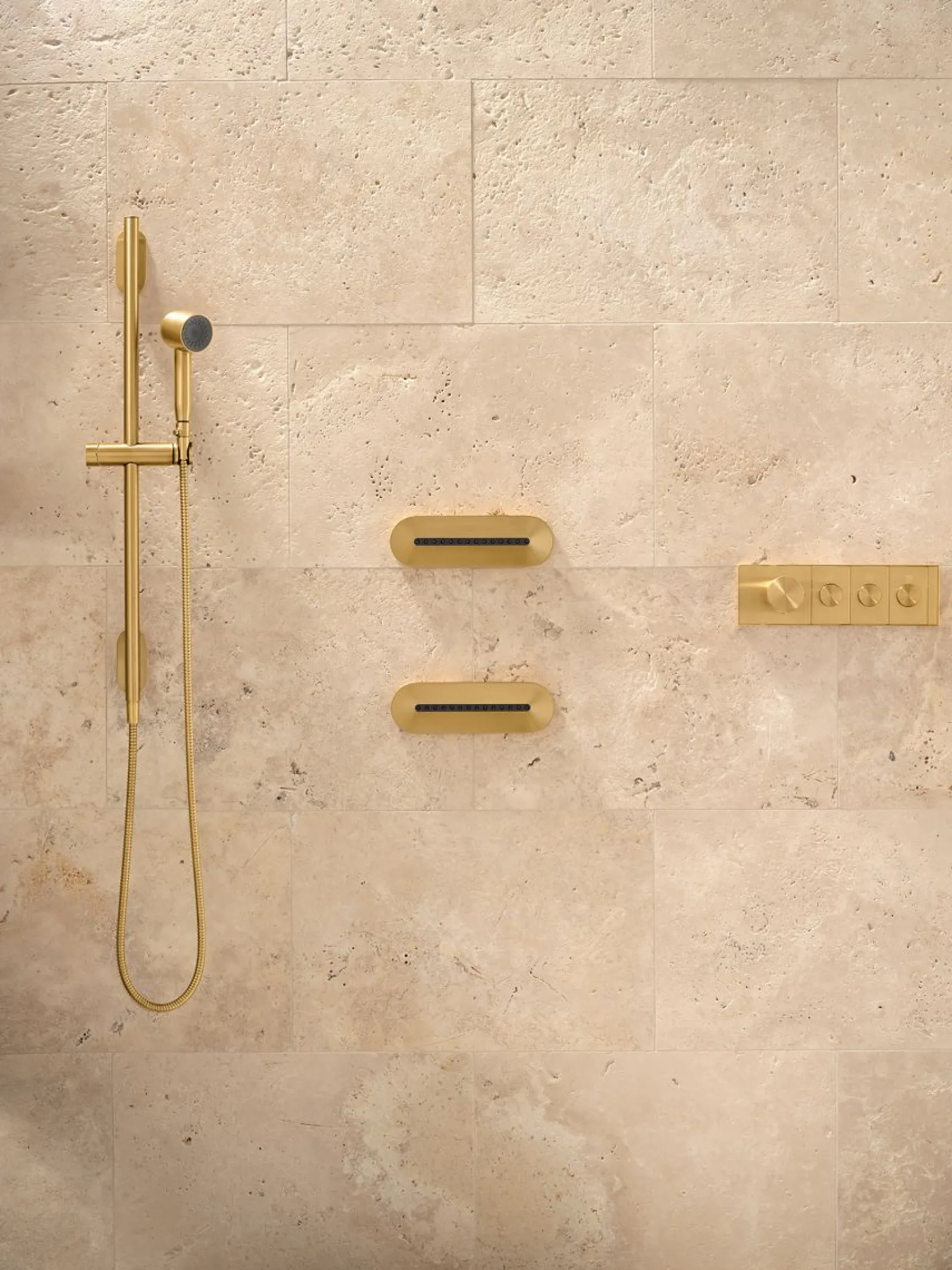 Three-outlet recessed mechanical thermostatic valve control^Kohler Online