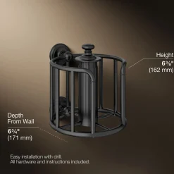 Toilet paper carriage^Kohler