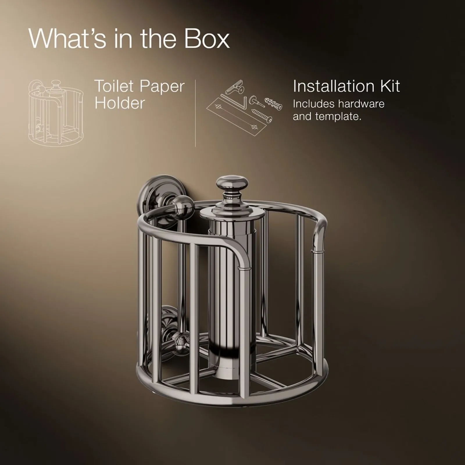 Toilet paper carriage^Kohler