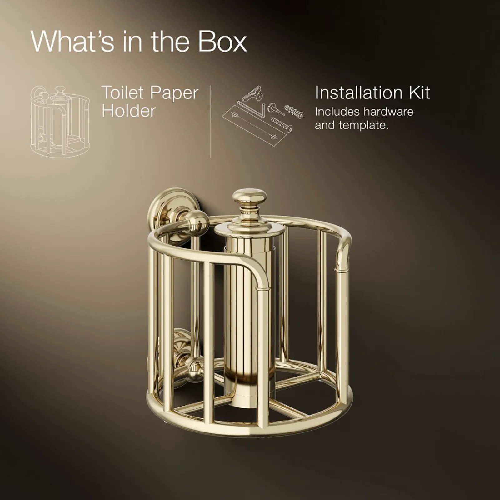 Toilet paper carriage^Kohler
