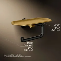 Toilet paper holder with tray^Kohler Discount