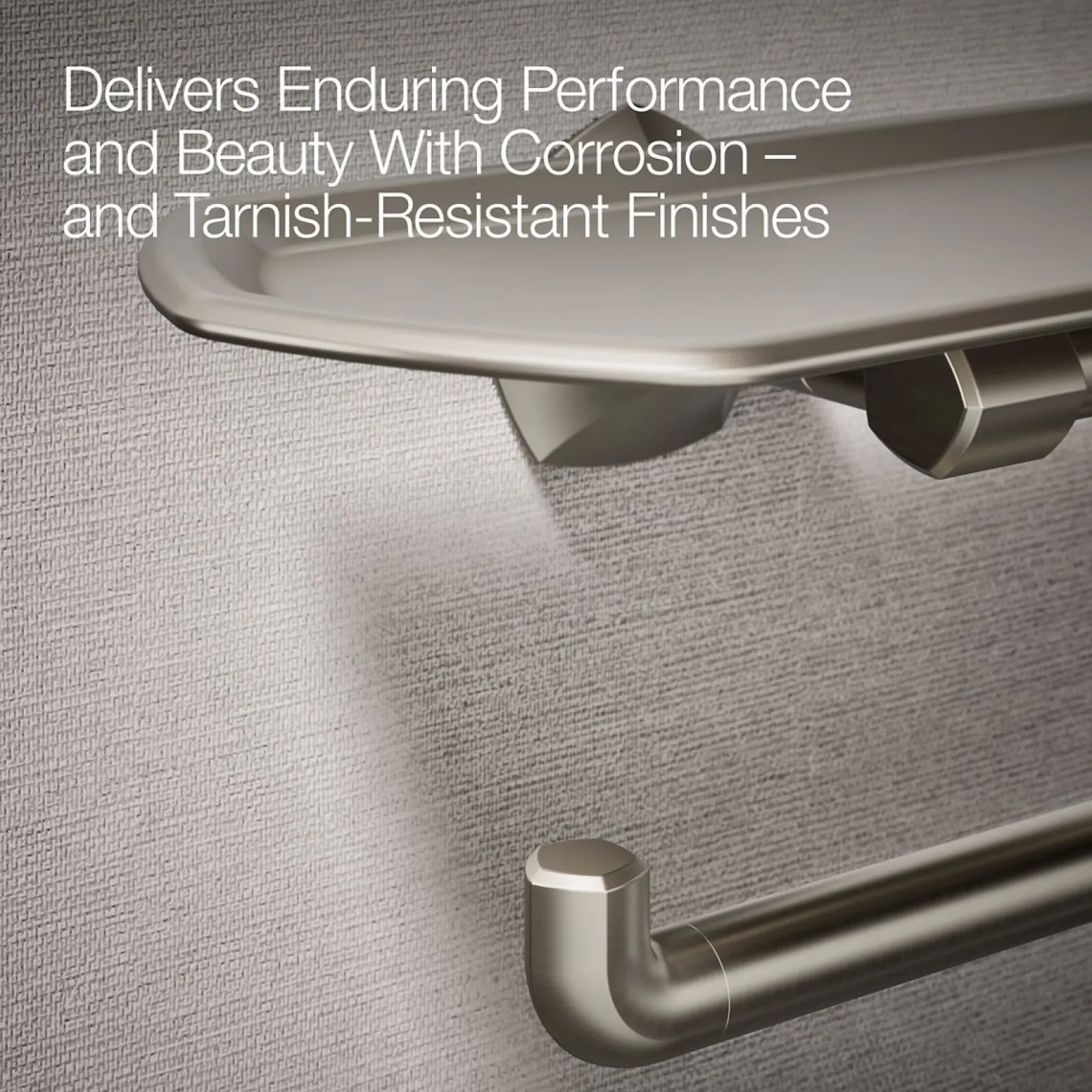 Toilet paper holder with tray^Kohler Discount
