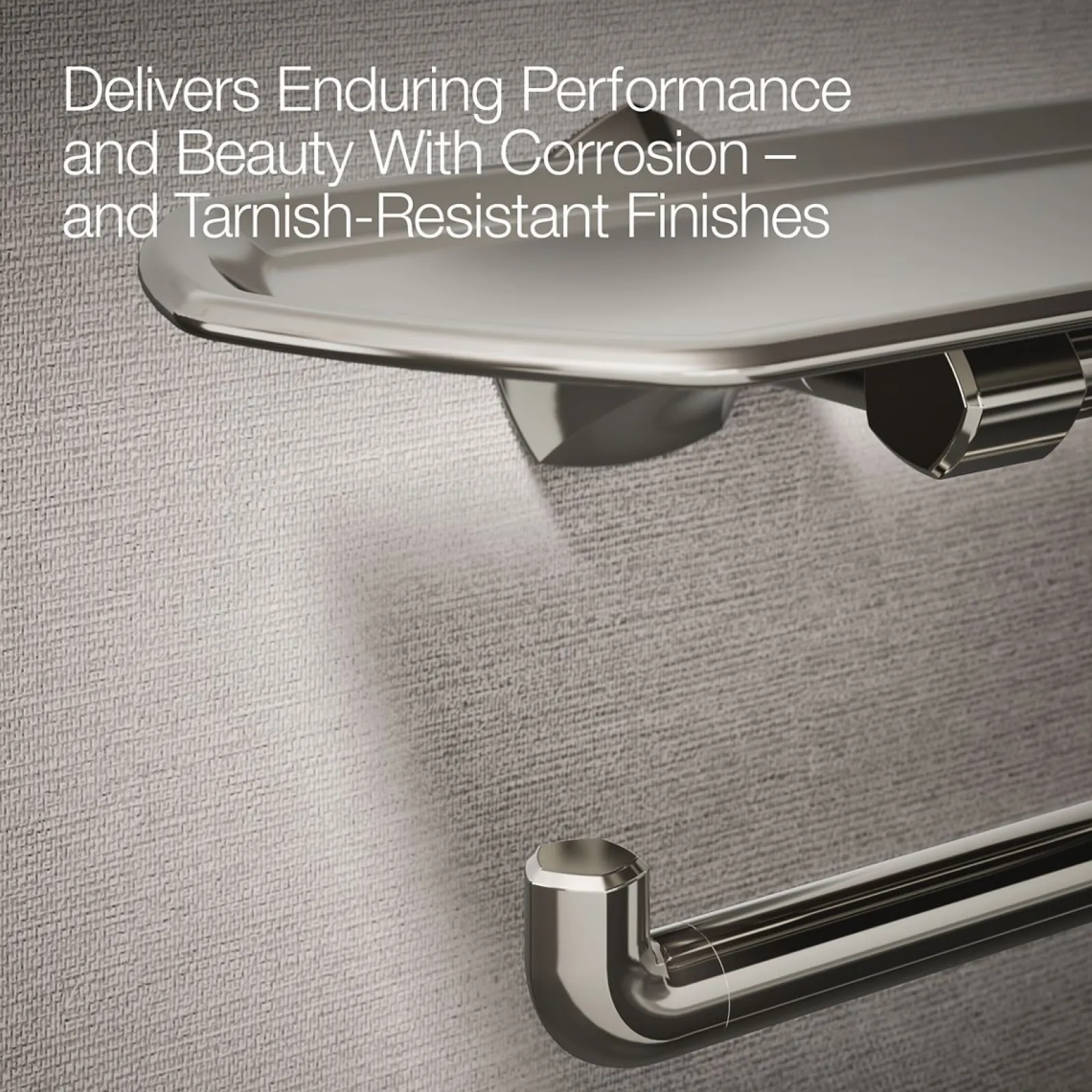 Toilet paper holder with tray^Kohler Discount
