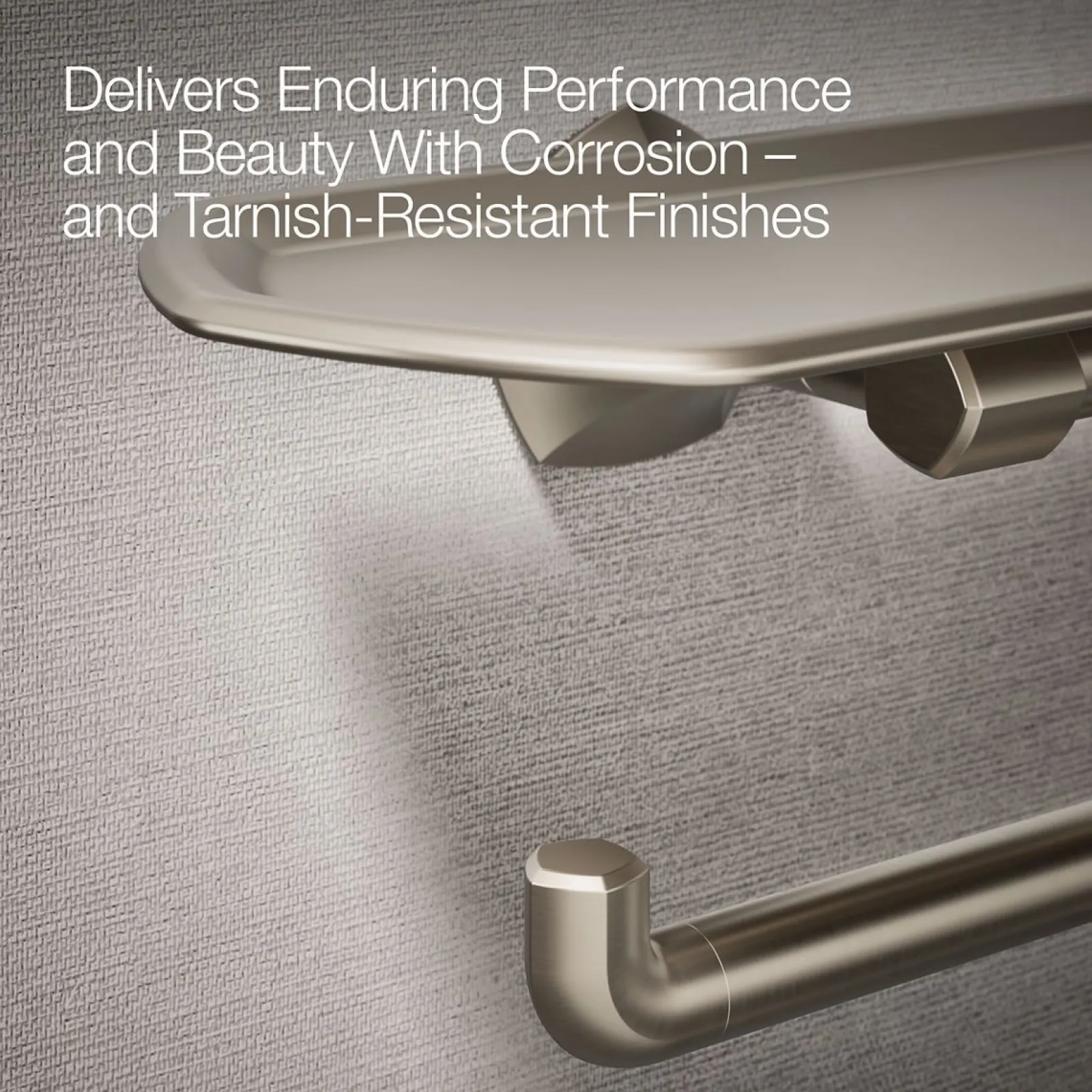 Toilet paper holder with tray^Kohler Discount