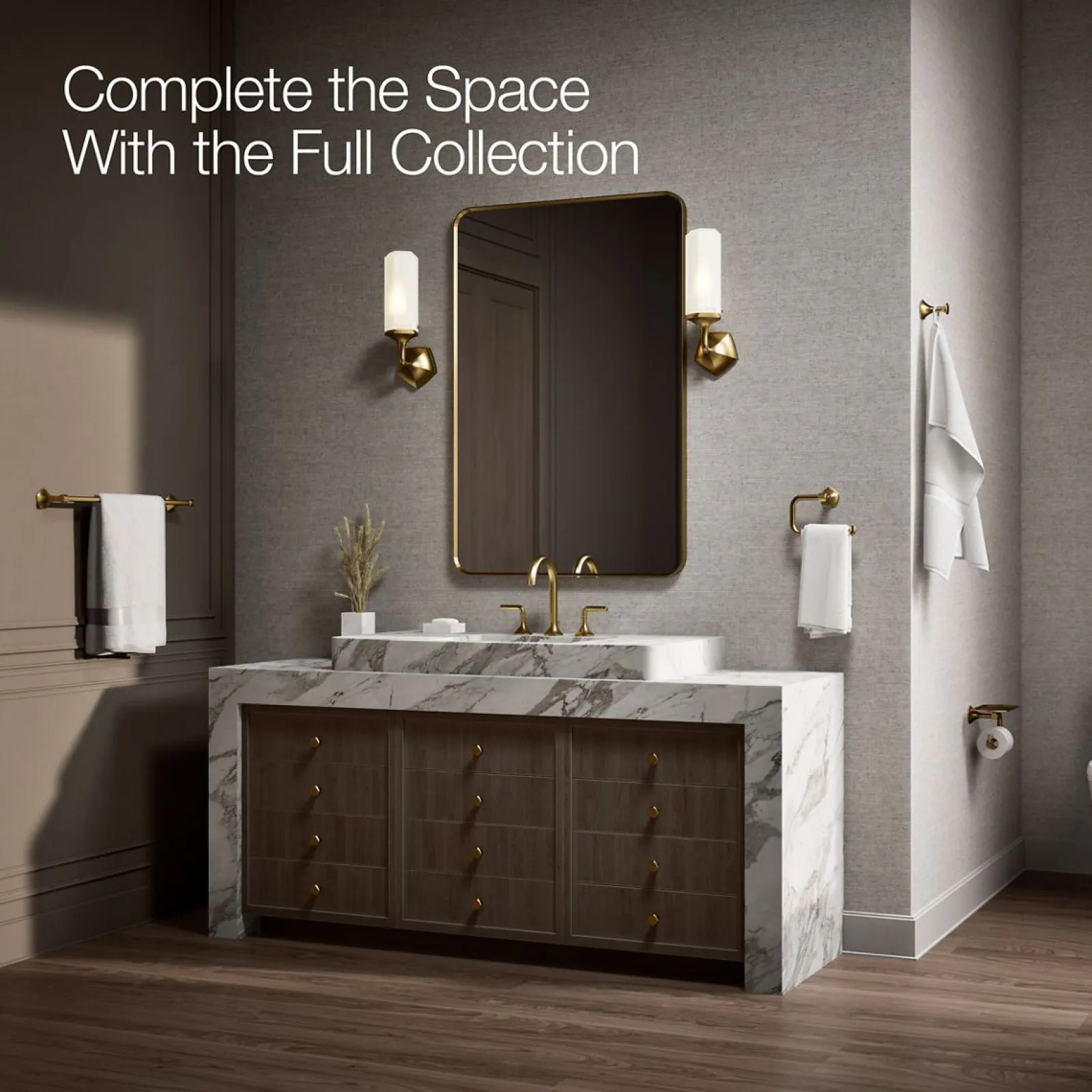 Toilet paper holder with tray^Kohler Discount