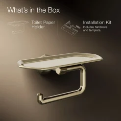 Toilet paper holder with tray^Kohler Discount