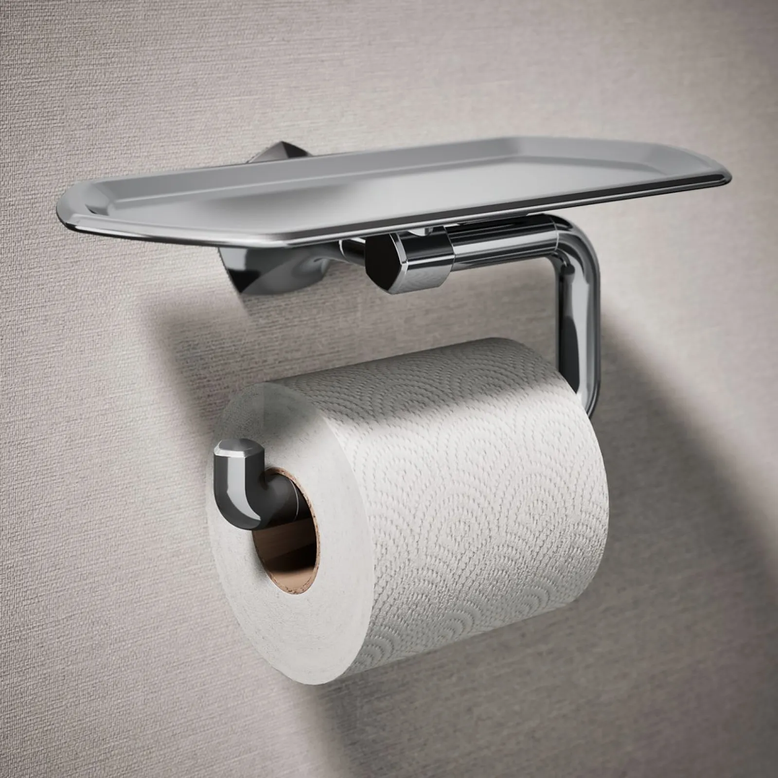 Toilet paper holder with tray^Kohler Discount