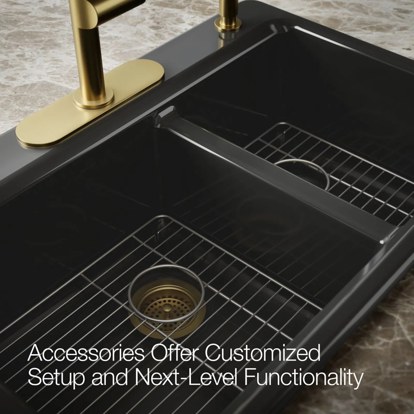 33" top-mount double-bowl kitchen sink^Kohler Sale