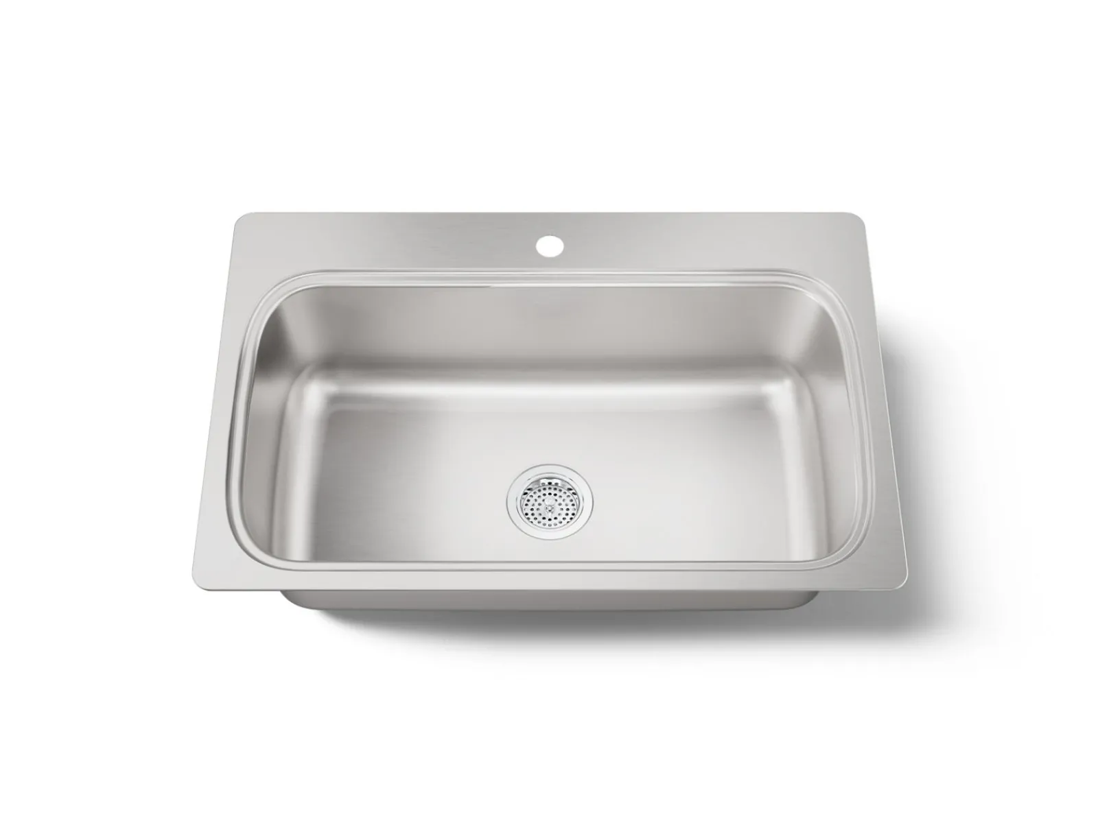 33" top-mount single-bowl kitchen sink^Kohler Outlet