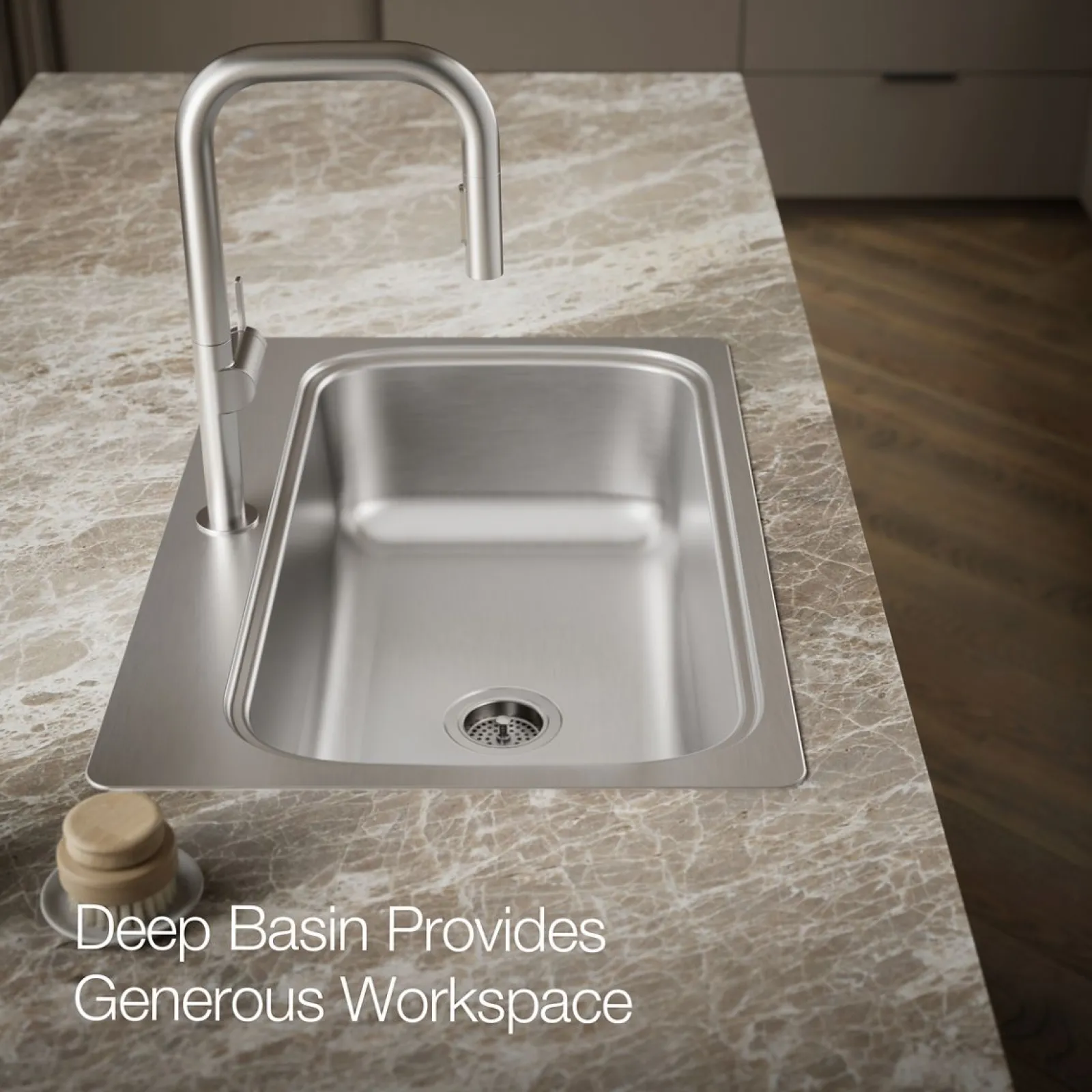 33" top-mount single-bowl kitchen sink^Kohler Outlet