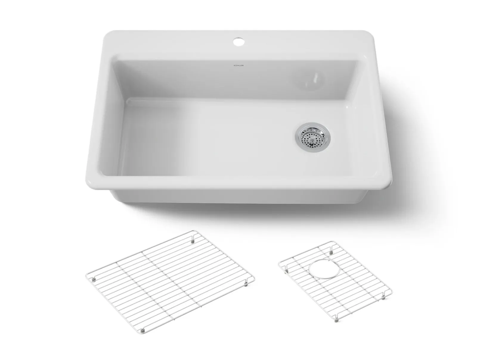 33" top-mount single-bowl kitchen sink^Kohler New