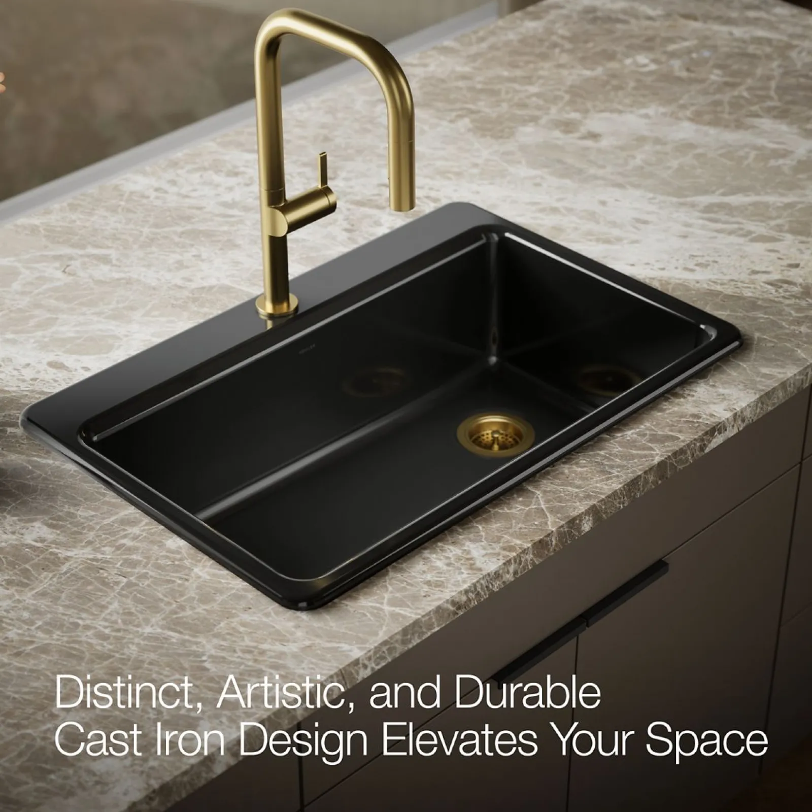 33" top-mount single-bowl kitchen sink^Kohler New
