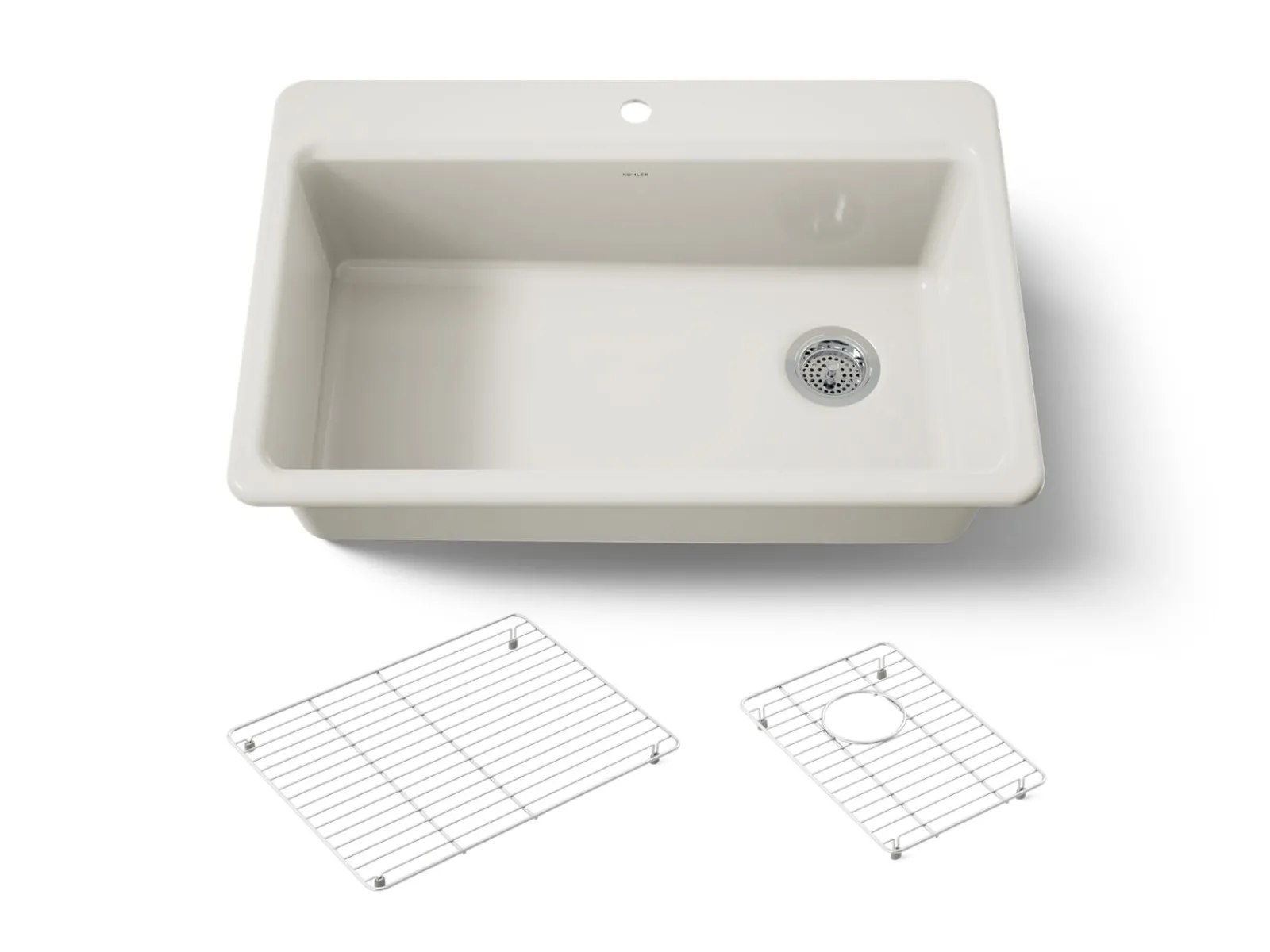 33" top-mount single-bowl kitchen sink^Kohler New