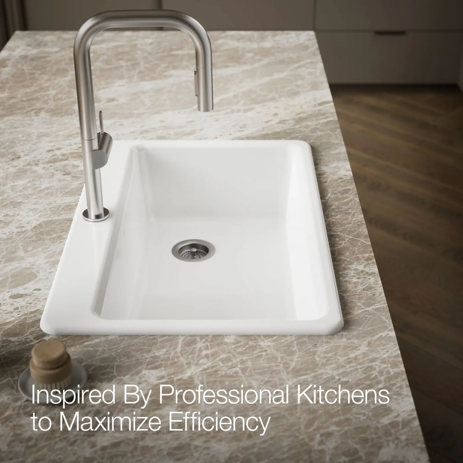 33" top-mount single-bowl kitchen sink^Kohler New