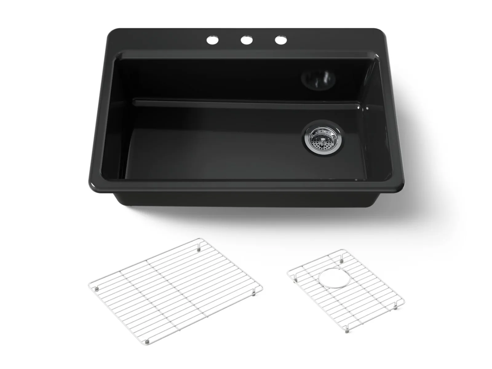 33" top-mount single-bowl kitchen sink^Kohler