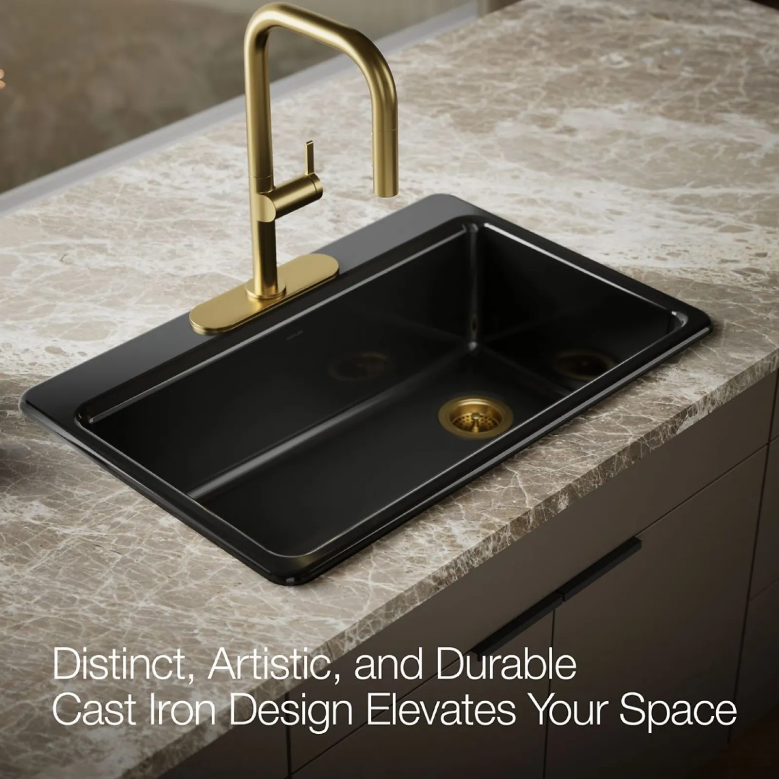 33" top-mount single-bowl kitchen sink^Kohler