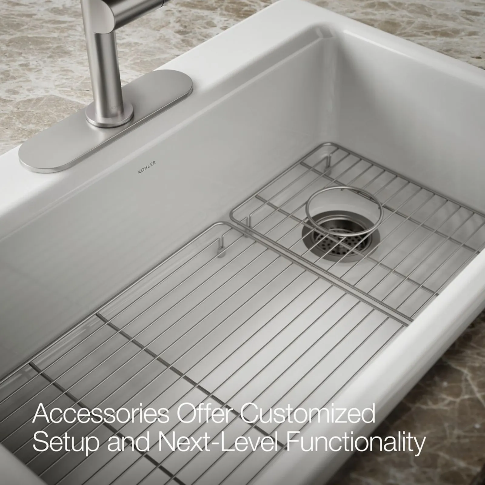33" top-mount single-bowl kitchen sink^Kohler