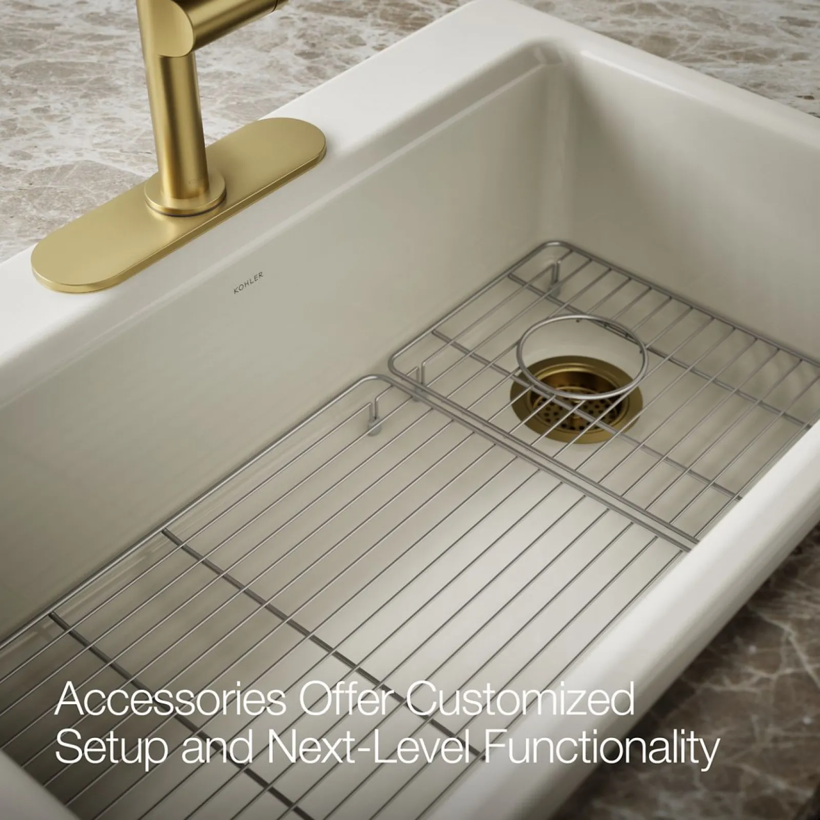 33" top-mount single-bowl kitchen sink^Kohler