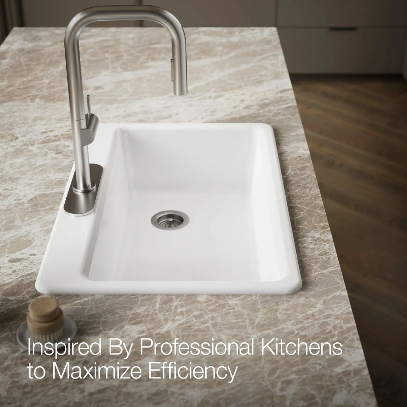 33" top-mount single-bowl kitchen sink^Kohler