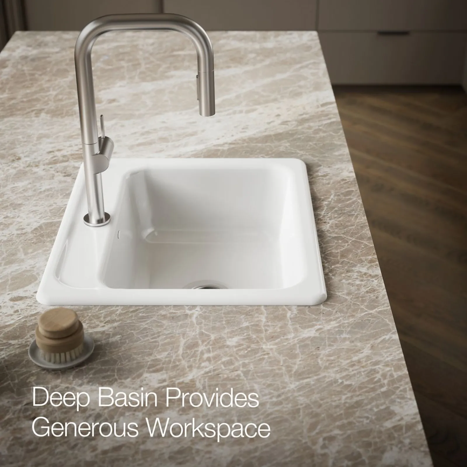 25" top-mount single-bowl kitchen sink^Kohler Best