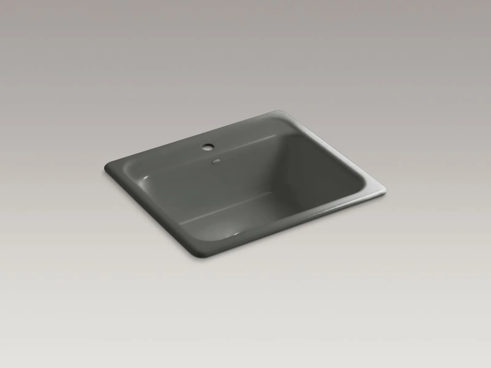 25" top-mount single-bowl kitchen sink^Kohler Best
