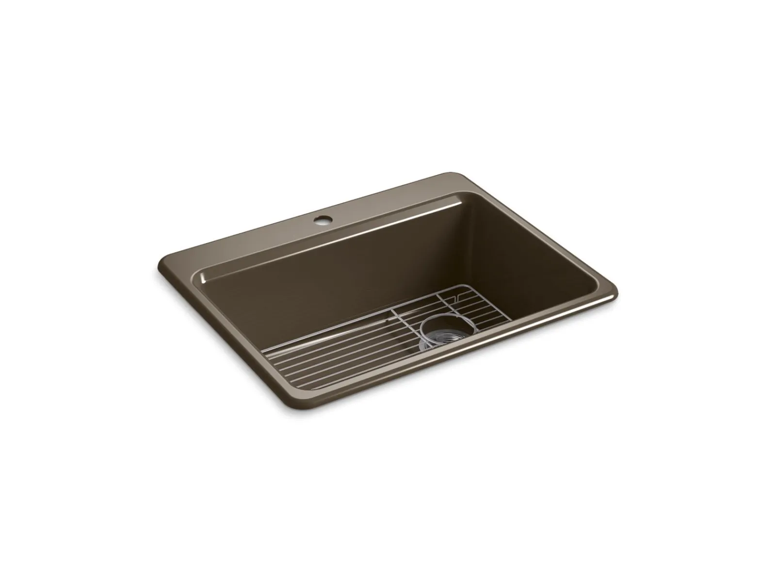 27" top-mount single-bowl kitchen sink^Kohler Outlet