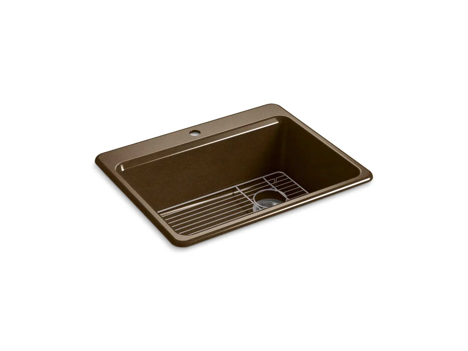 27" top-mount single-bowl kitchen sink^Kohler Outlet