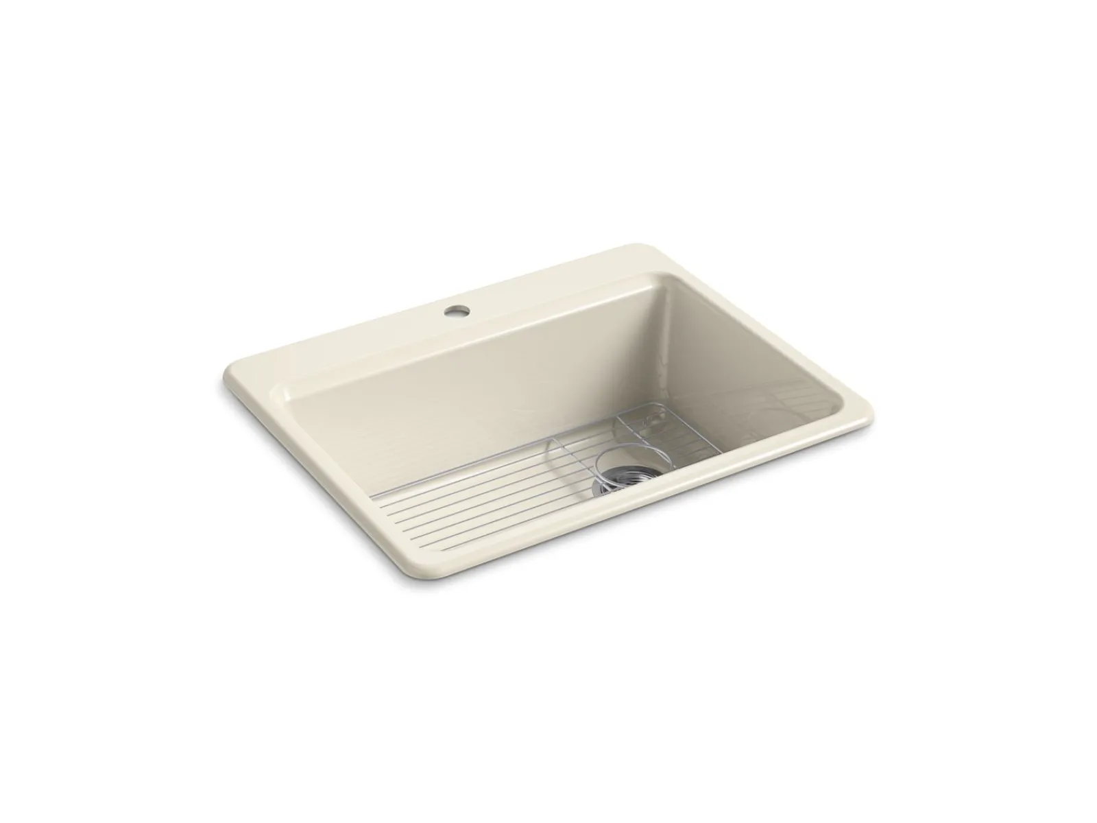 27" top-mount single-bowl kitchen sink^Kohler Outlet