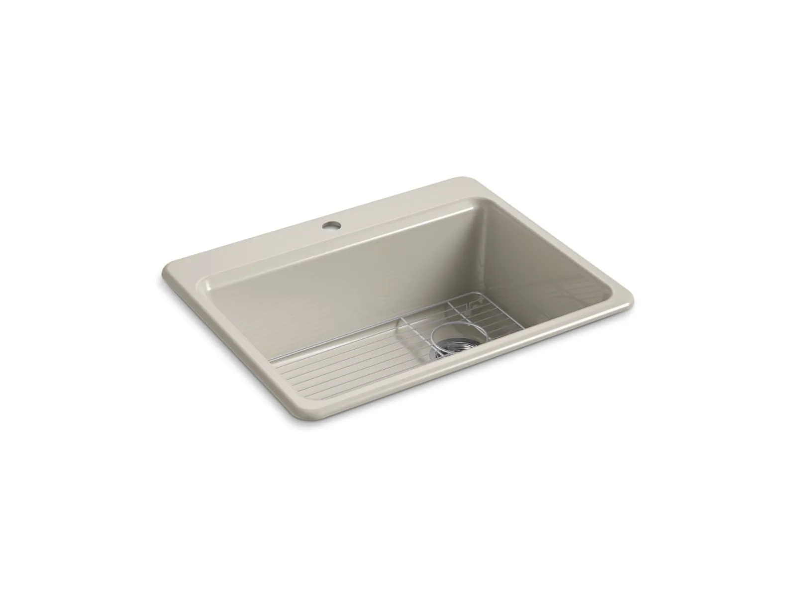 27" top-mount single-bowl kitchen sink^Kohler Outlet