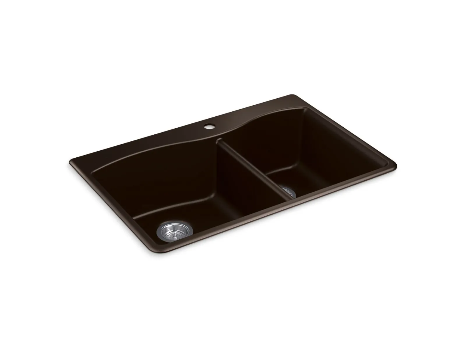 33" top-/undermount double-bowl kitchen sink^Kohler Sale
