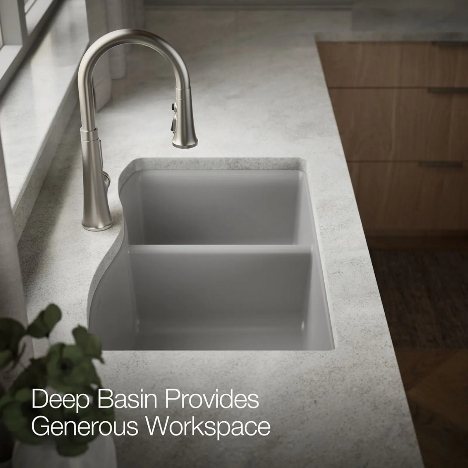 33" top-/undermount double-bowl kitchen sink^Kohler Sale