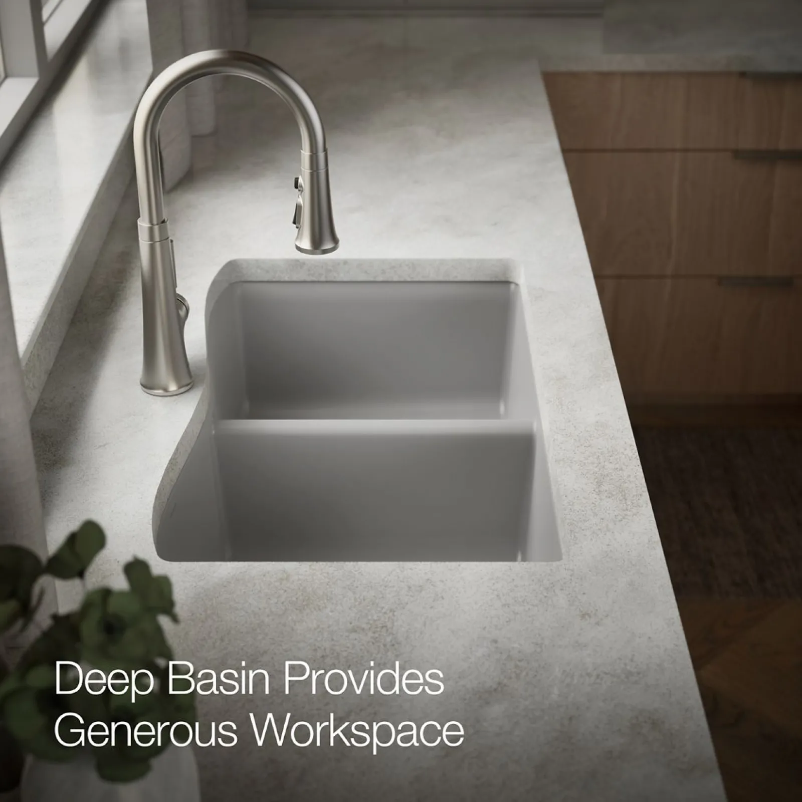 33" top-/undermount double-bowl kitchen sink^Kohler Discount