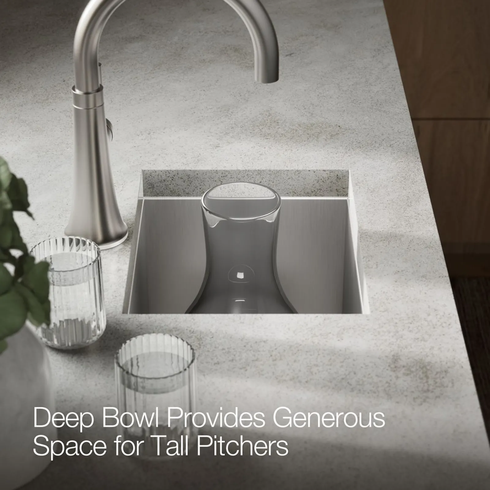 15" top-/under-mount single-bowl bar sink^Kohler Clearance
