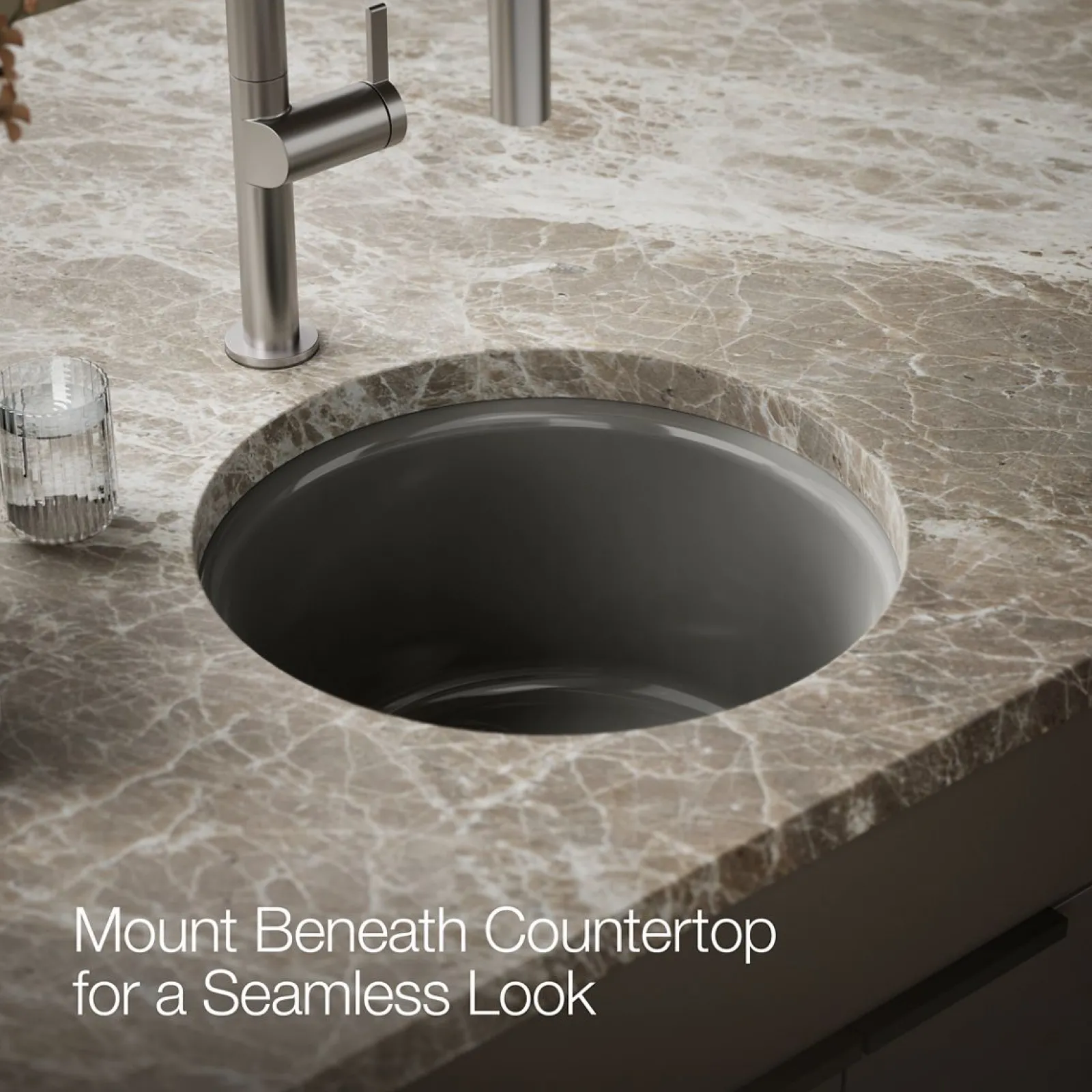 18-1/2" top-/undermount single-bowl bar sink^Kohler New