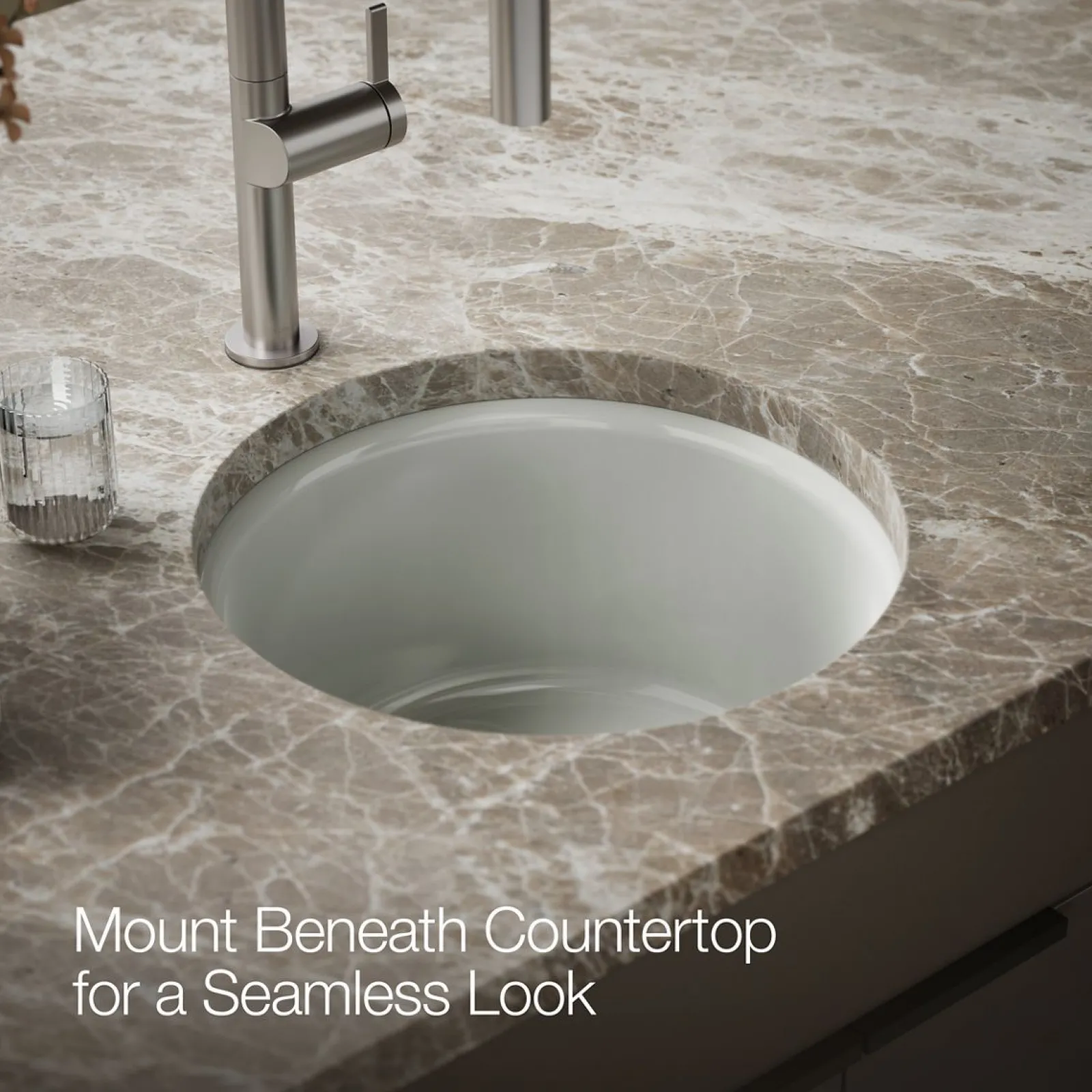 18-1/2" top-/undermount single-bowl bar sink^Kohler New