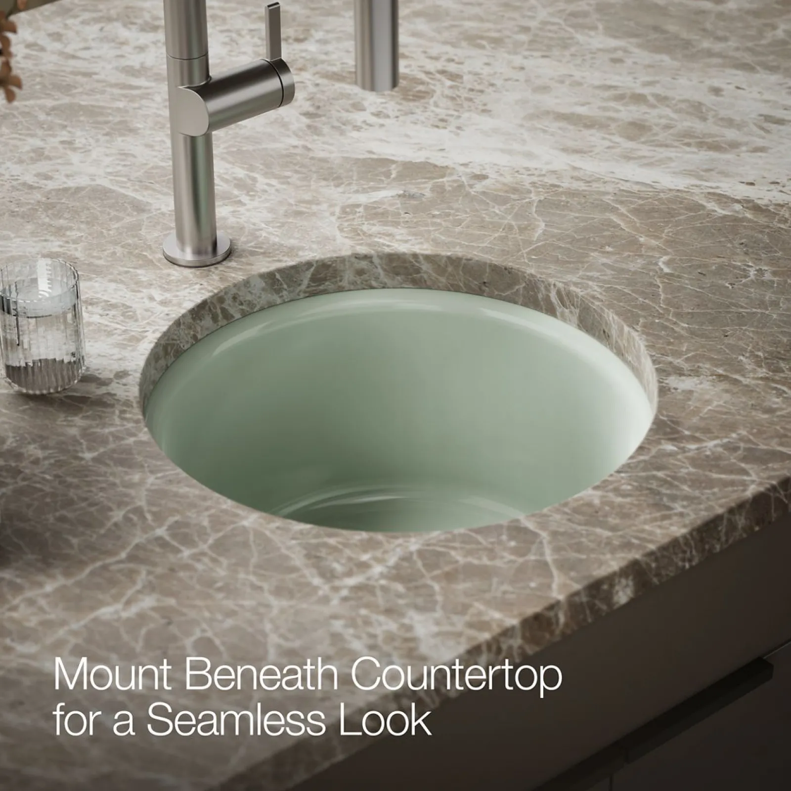18-1/2" top-/undermount single-bowl bar sink^Kohler New